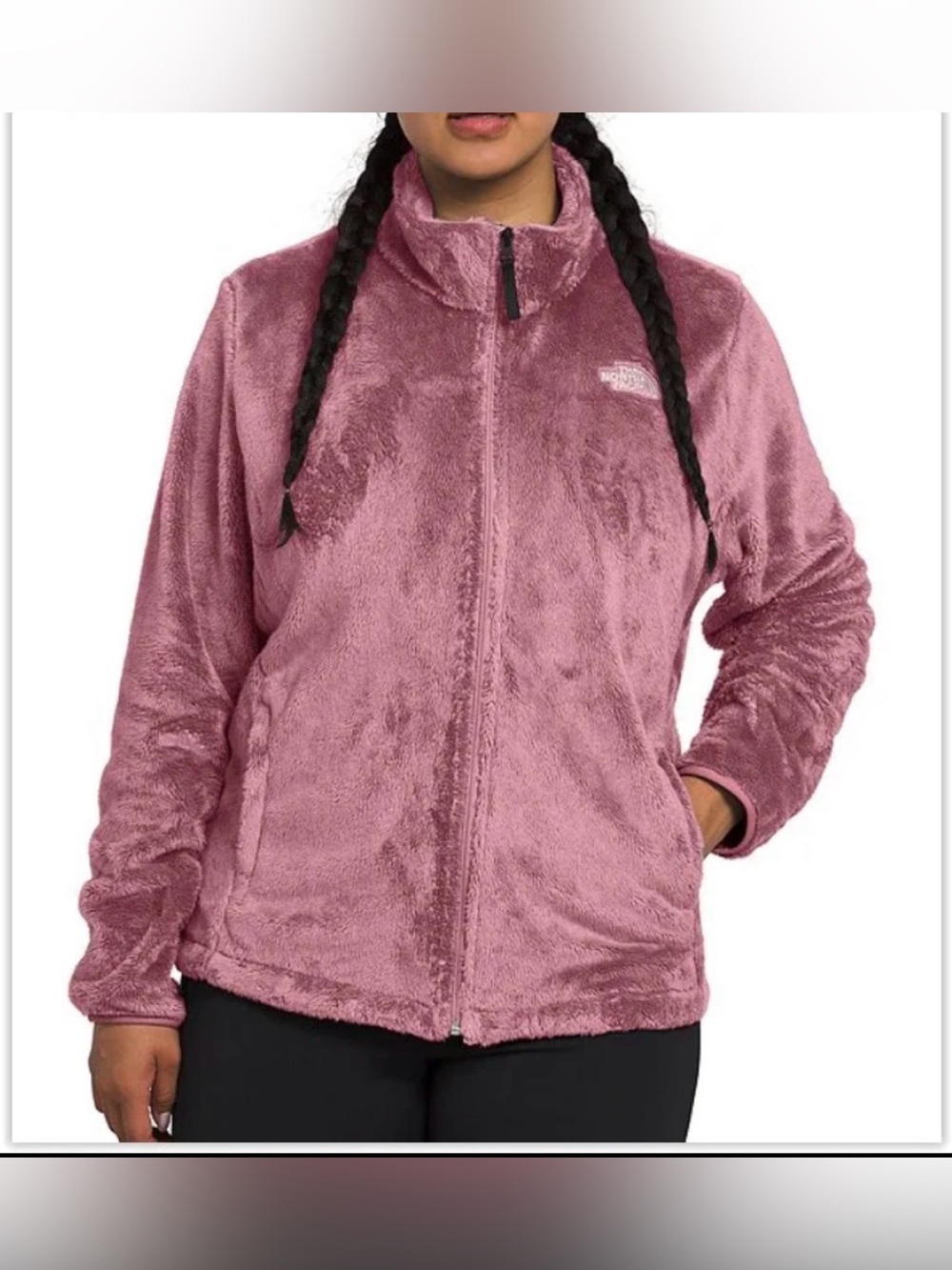 The North Face Osito SUPER SOFT fleece jacket, MAUVE size L